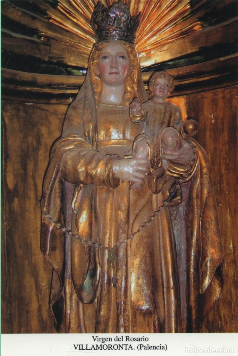 Postales: Tarjet&oacute;n. Virgen del Rosario. VILLAMORONTA. (Palencia).