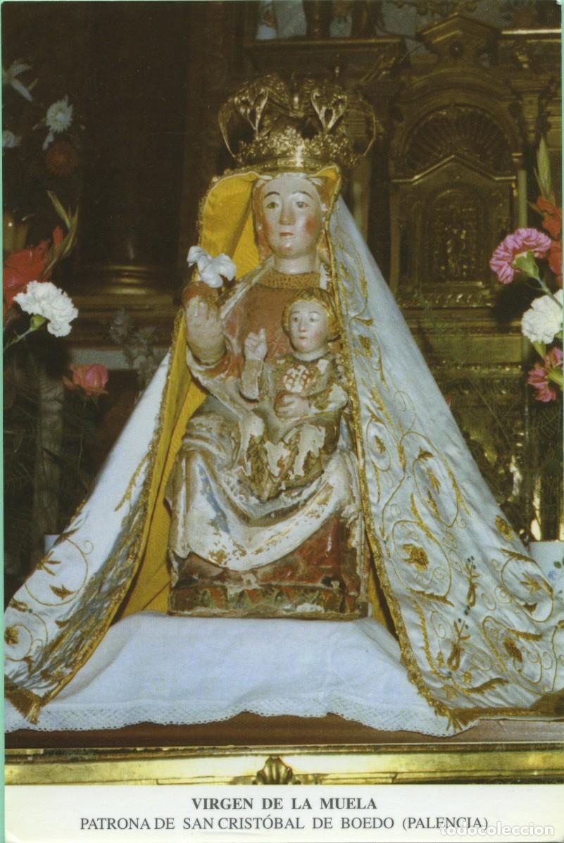 Postales: Virgen de la Muela. Patrona de San Crist&oacute;bal de Boedo (Palencia)