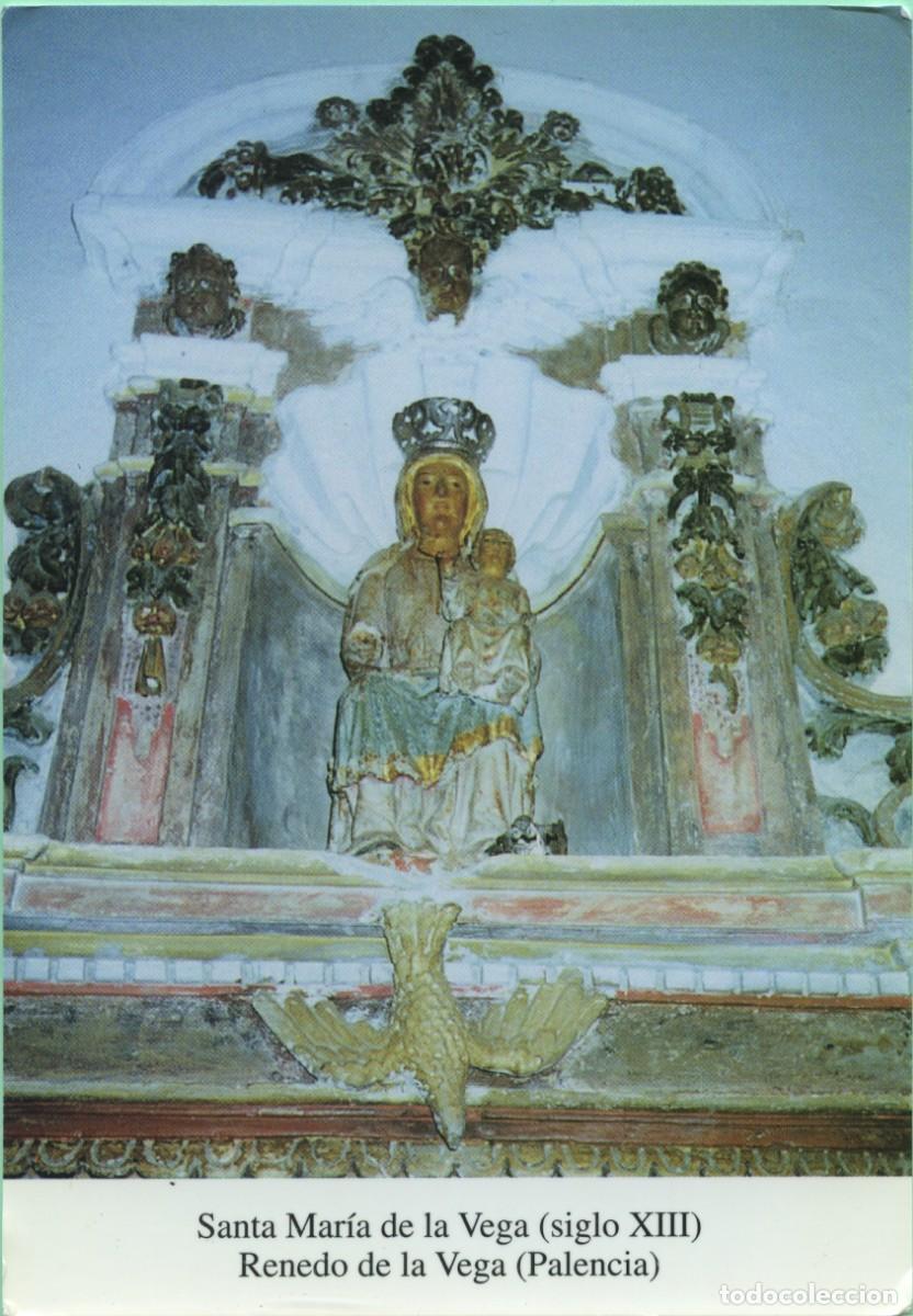 Postales: Tarjet&oacute;n. Santa Mar&iacute;a de la Vega (siglo XIII). Renedo de la Vega (Palencia)