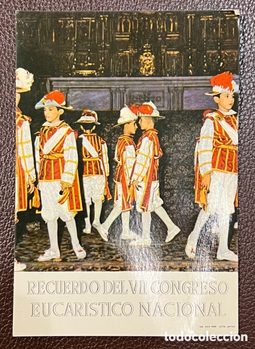 Postales: Postal. Recuerden del VII Congreso Eucar&iacute;stico Nacional. Sevilla. 1968.