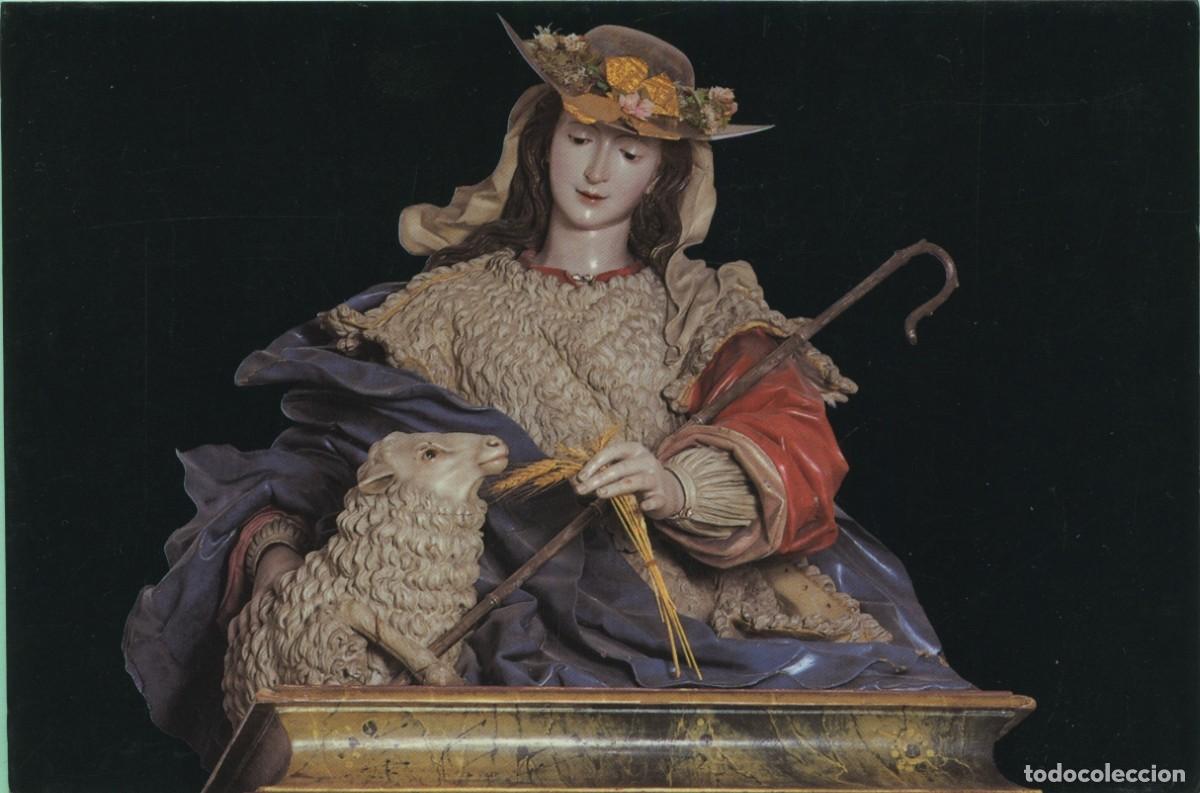 Postales: Tarjet&oacute;n. LA DIVINA PASTORA. Luis Salvador Carmona-1747. Monasterio de las MM Capuchinas. NAVA DEL R