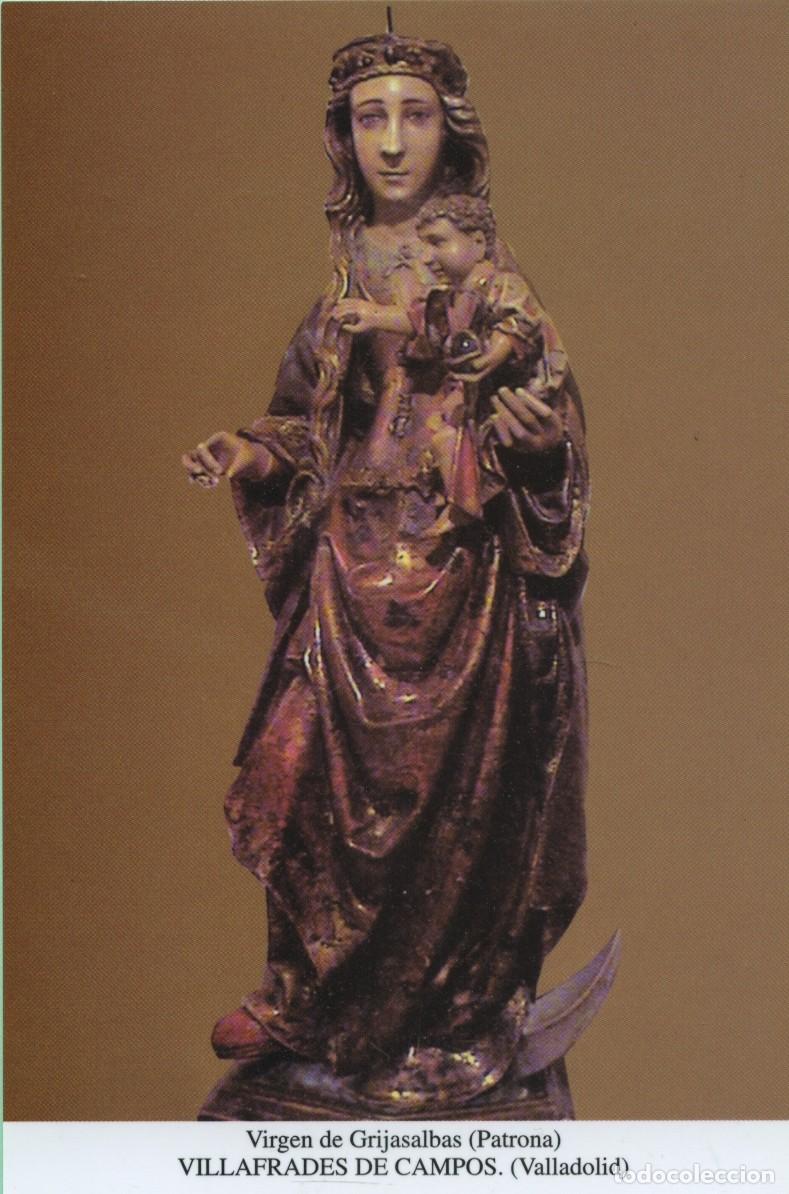 Postales: Tarjet&oacute;n Virgen de Grijasalbas (Patrona). VILLAFRADES DE CAMPOS. (Valladolid)