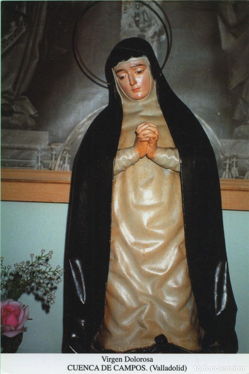 Postales: Tarjet&oacute;n. Virgen Dolorosa. CUENCA DE CAMPOS. (Valladolid)