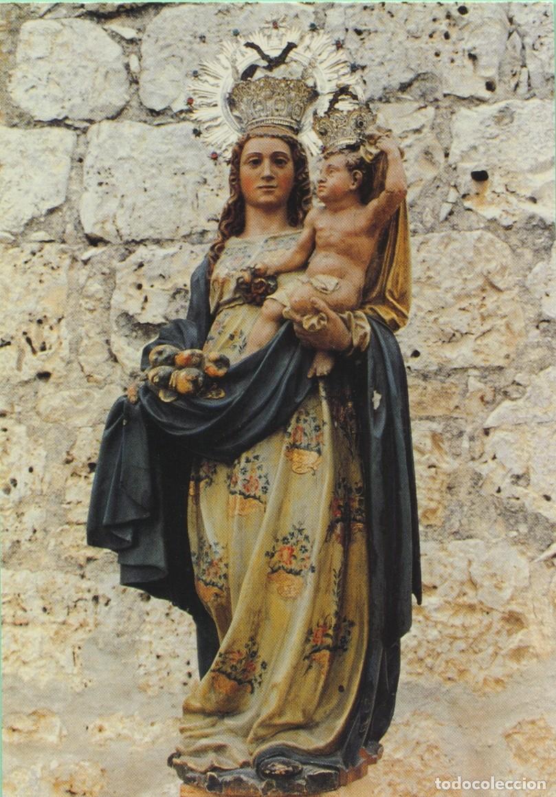 Postales: Tarjet&oacute;n. Nuestra Se&ntilde;ora de los Remedios. Siglo XVII. Patrona de la Parrilla (Valladolid)