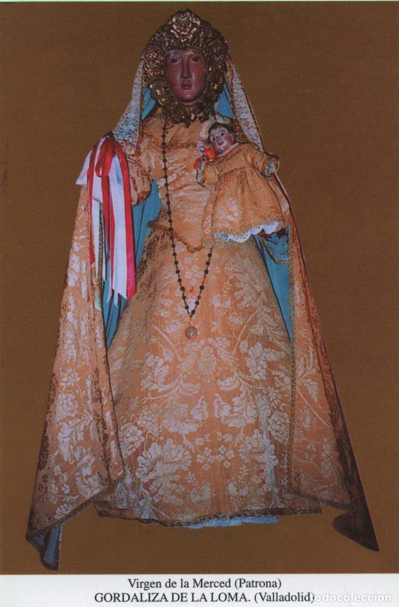 Postales: Tarjet&oacute;n. Virgen de la Merced (Patrona). GORDALIZA DE LA LOMA. (Valladolid)