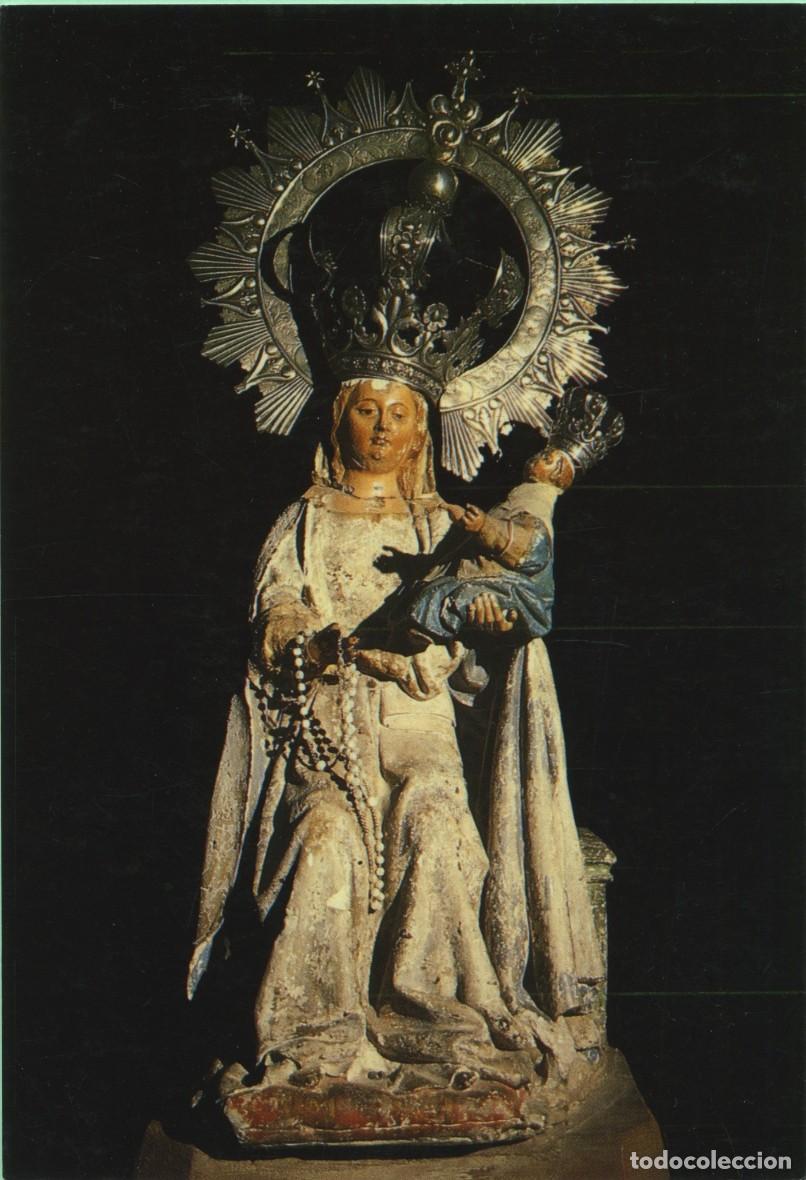 Postales: Virgen del Sagrario. Patrona de la Catedral de Valladolid. Piedra. Siglo XV.