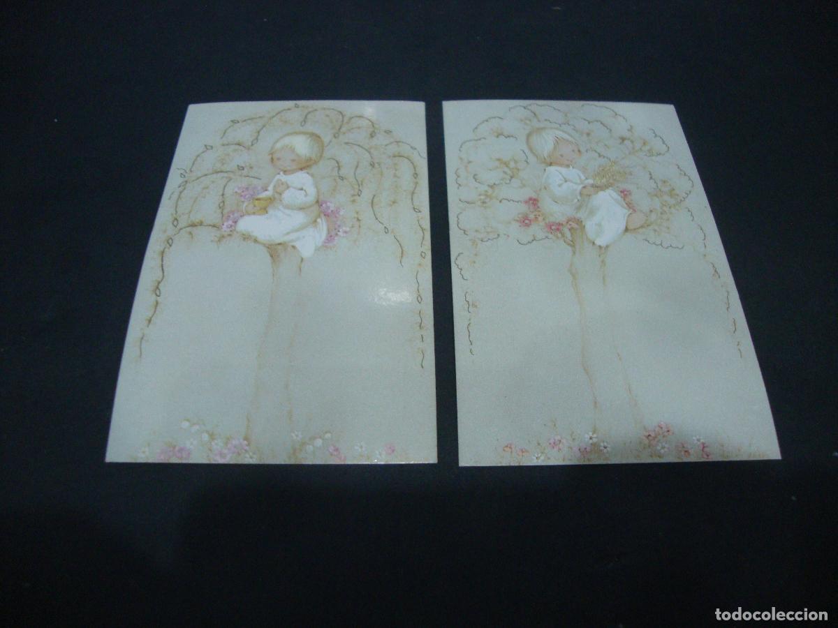 Postales: LOTE DE 2 ESTAMPAS RECUERDO 1 COMUNION NUEVAS