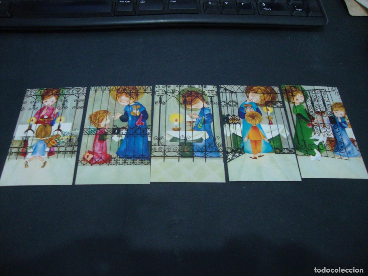 Postales: LOTE DE 4 ESTAMPAS RECUERDO 1 COMUNION NUEVAS