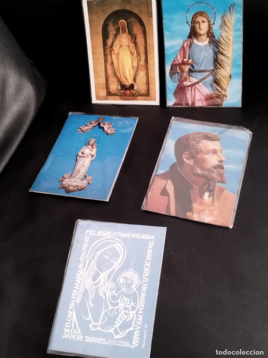 Postales: Lote de 5 tarjetas postales religiosas. Nuevas en su sobre. Una 3D.