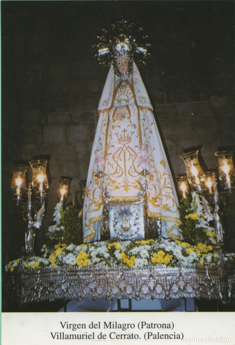 Postales: Tarjet&oacute;n. Virgen del Milagro (Patrona). Villamuriel de Cerrato. (Palencia)