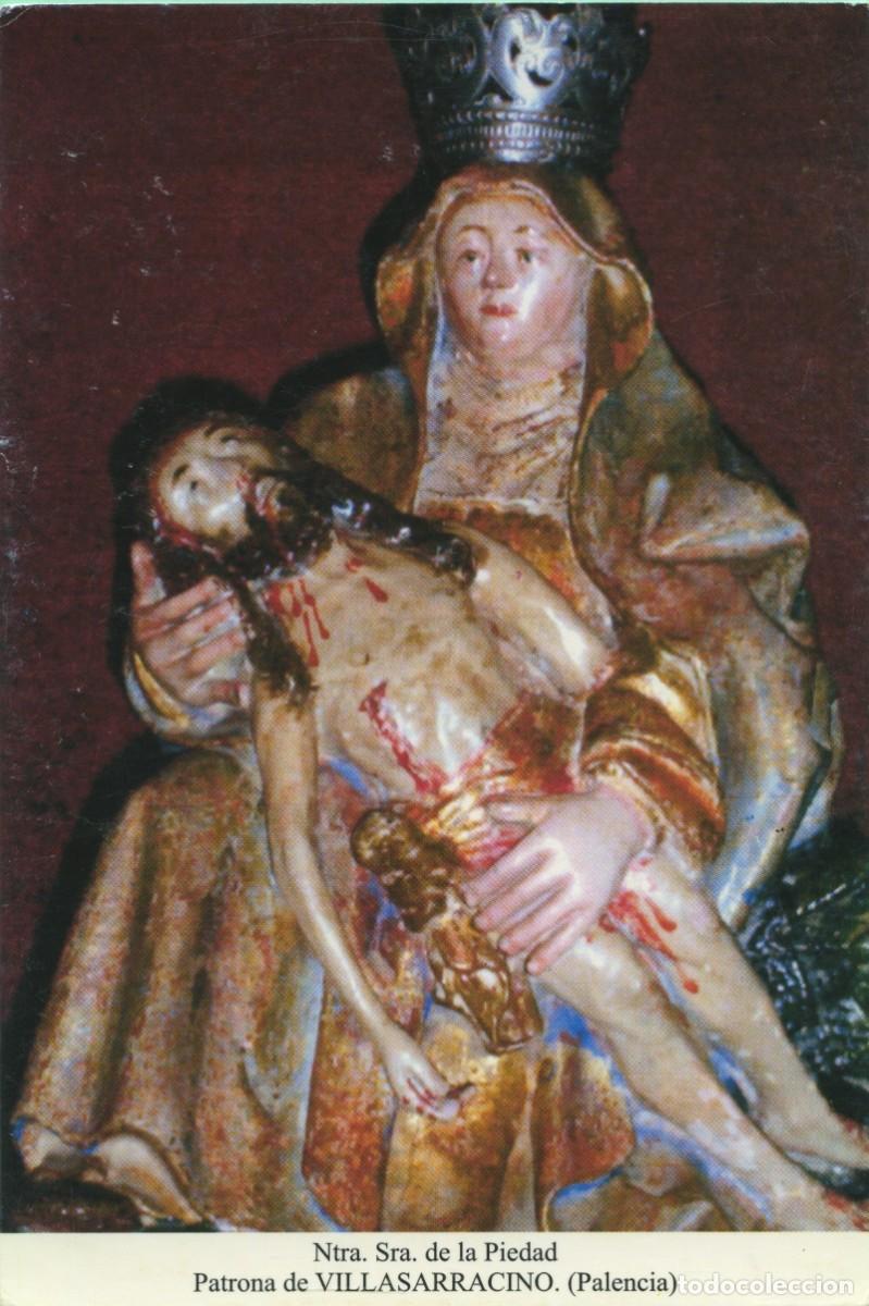 Postales: Tarjet&oacute;n. Ntra. Sra. de la Piedad. Patrona de Villasarracino. (Palencia)
