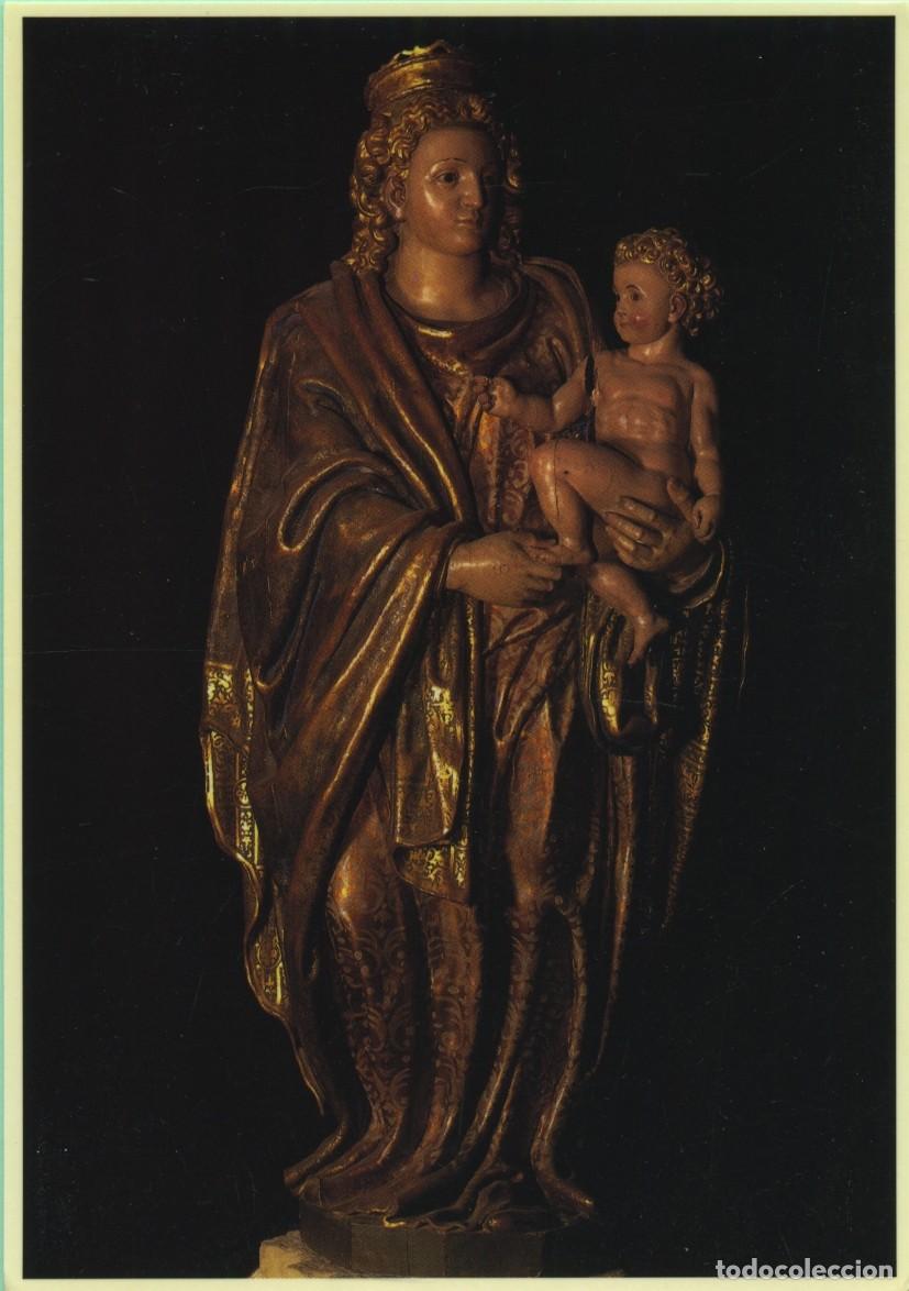 Postales: N&ordm; 99-Virgen. Esteban Jord&aacute;n. Siglo XVI. Museo Santa Eulalia. Paredes de Nava (Palencia)