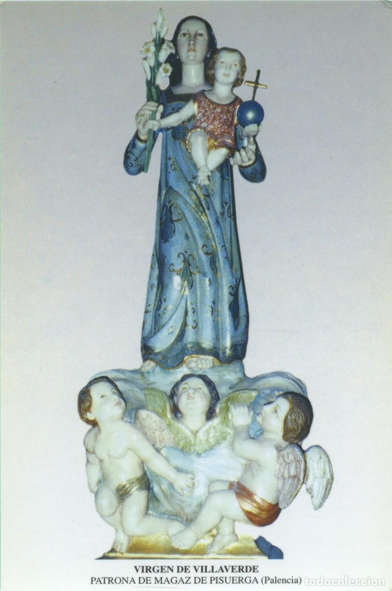 Postkarten: Tarjet&oacute;n. Virgen de Villaverde. Patrona de Magaz de Pisuerga (Palencia)