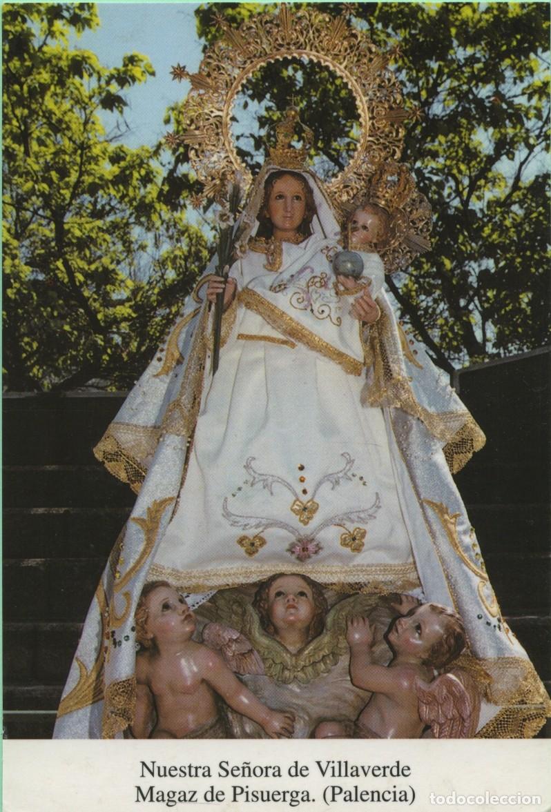 Postkarten: Tarjet&oacute;n. Nuestra Se&ntilde;ora de Villaverde. Magaz de Pisuerga. (Palencia)
