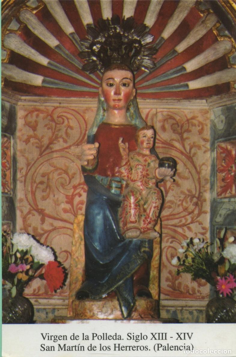 Postkarten: Tarjet&oacute;n. Virgen de la Polleda. Siglo XIII-XIV. San Mart&iacute;n de los Herreros. (Palencia)