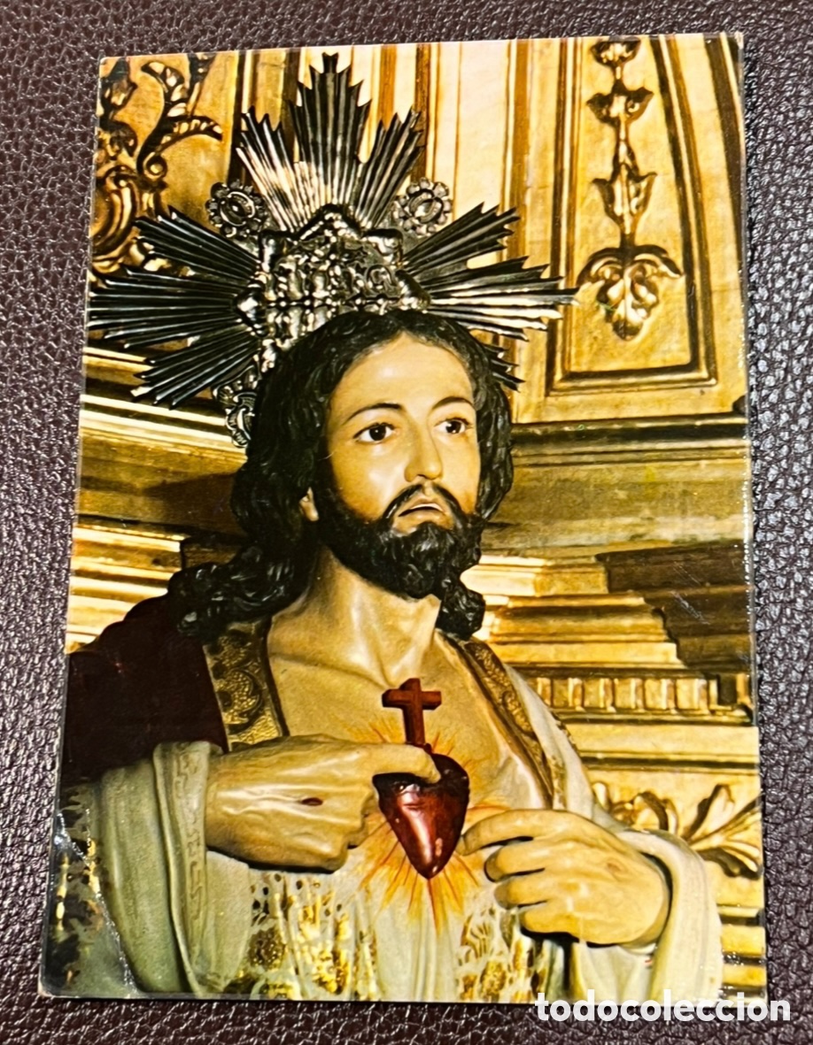 Postales: Postal. Sagrado Coraz&oacute;n de Jes&uacute;s. Ribera De Molina. Murcia. 1979.
