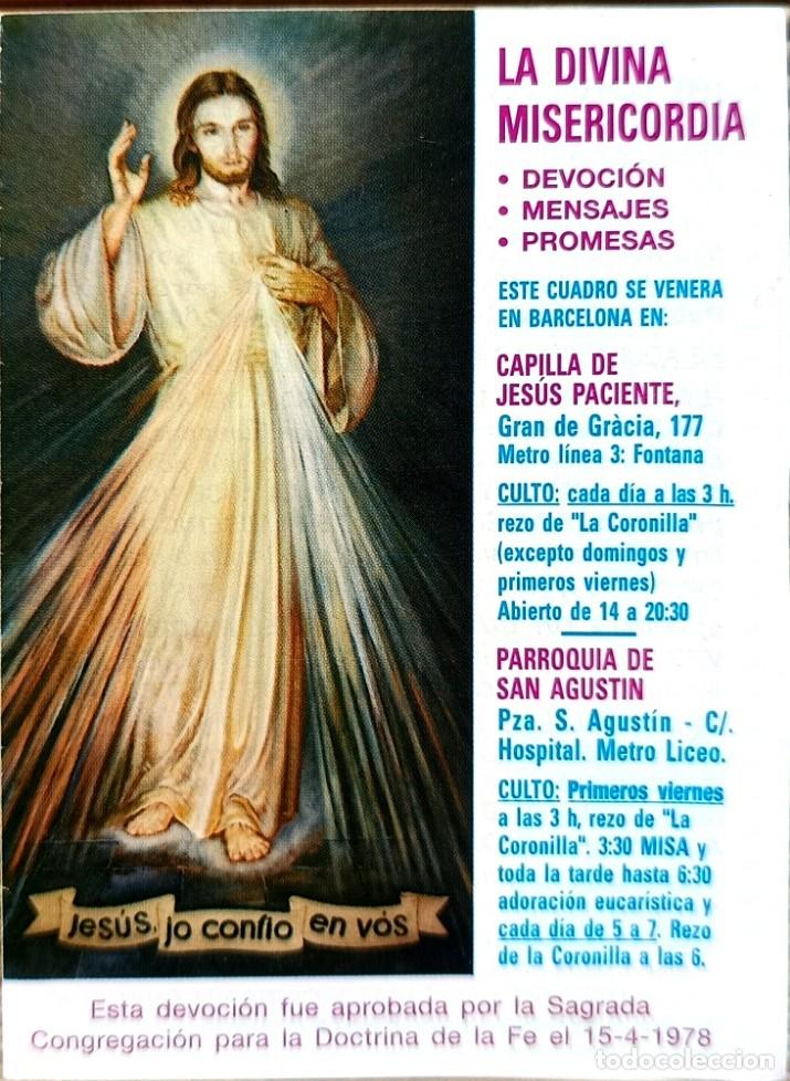 Postales: FOLLETO LA DIVINA MISERIORDIA 1978