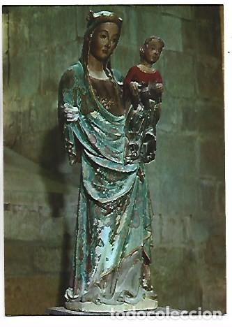 Postcards: VIRGEN DEL CORO. SIGLO XIV.- MONASTERIO DE SANTA MARIA DE VALLBONA