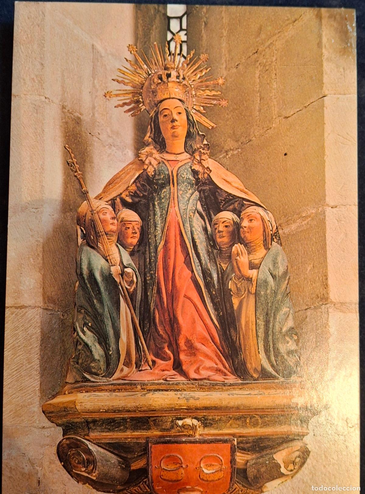 Postales: Virgen en Sala Capitular.Vallbona de las Monjas.Lerida