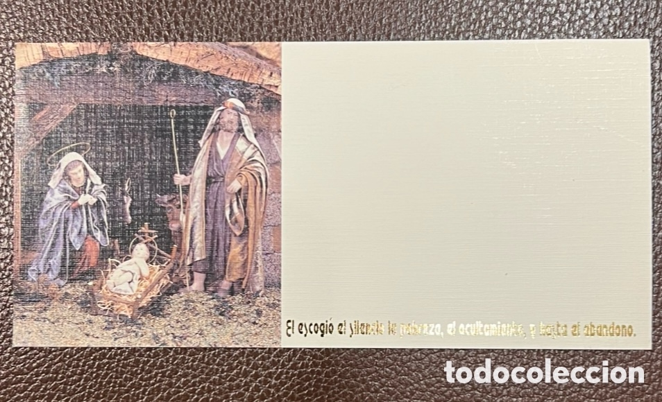 Postales: Postal. Con imagen de Nacimiento. 1990.