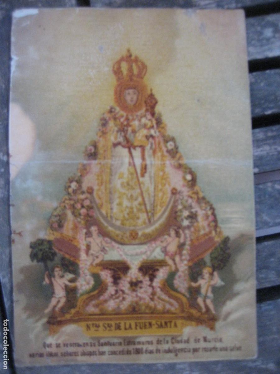 Postales: antigua postal , Virgen Nuestra se&ntilde;ora de la Fuen- Santa Fuensanta Murcia