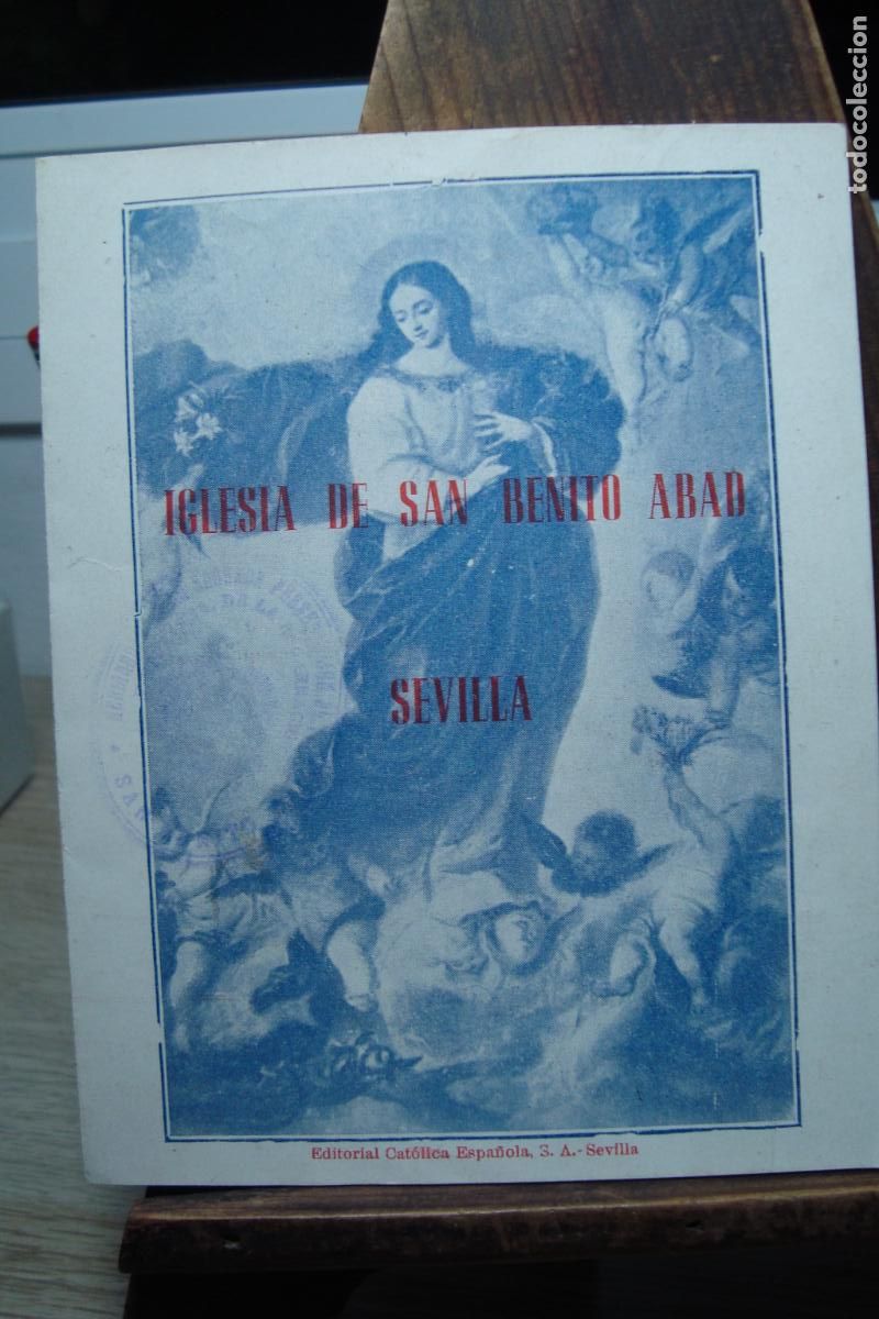 Postales: SOLEMNE NOVENA IGLESIA SAN BENITO SEVILLA 1944. JUAN JOSE ROMERO RODRIGUEZ. JIMENEZ BECERRIL