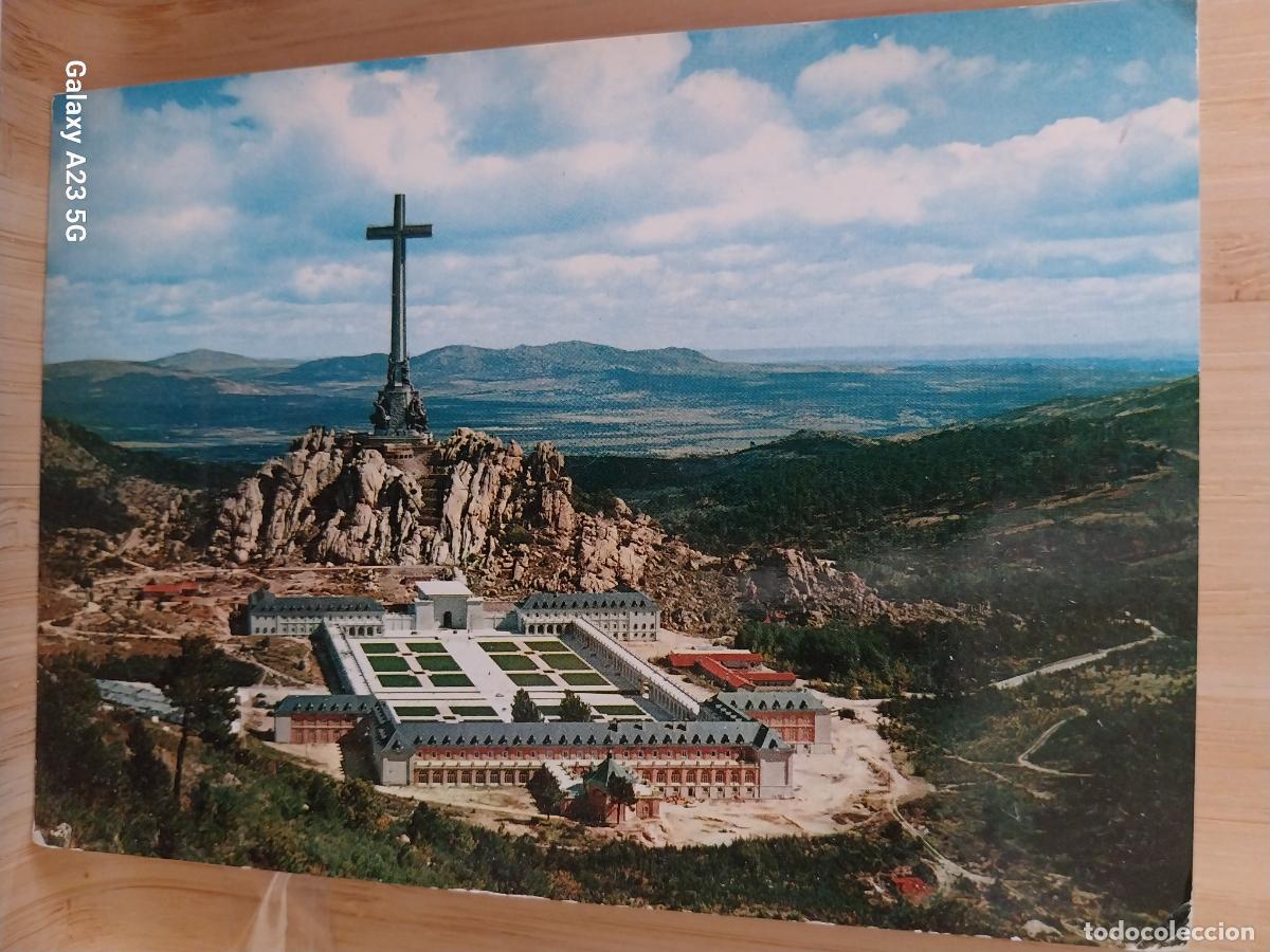 Postales: VALLE CAIDOS ED PATRIMONIO NACIONAL 25 CIRCULADA A&Ntilde;O 1962