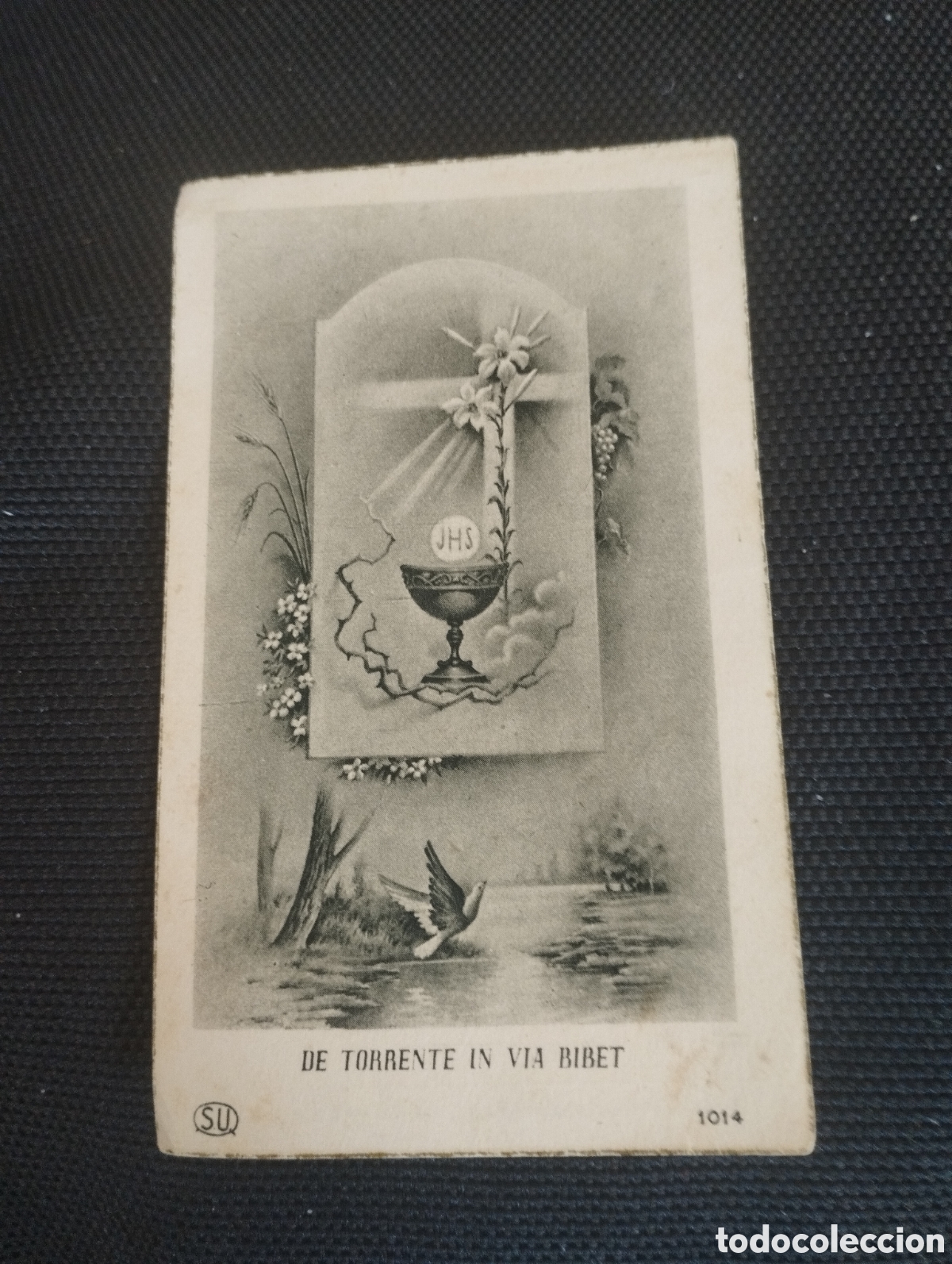 Postkarten: Estampa religiosa de 1955 recuerdo de votos perpetuos