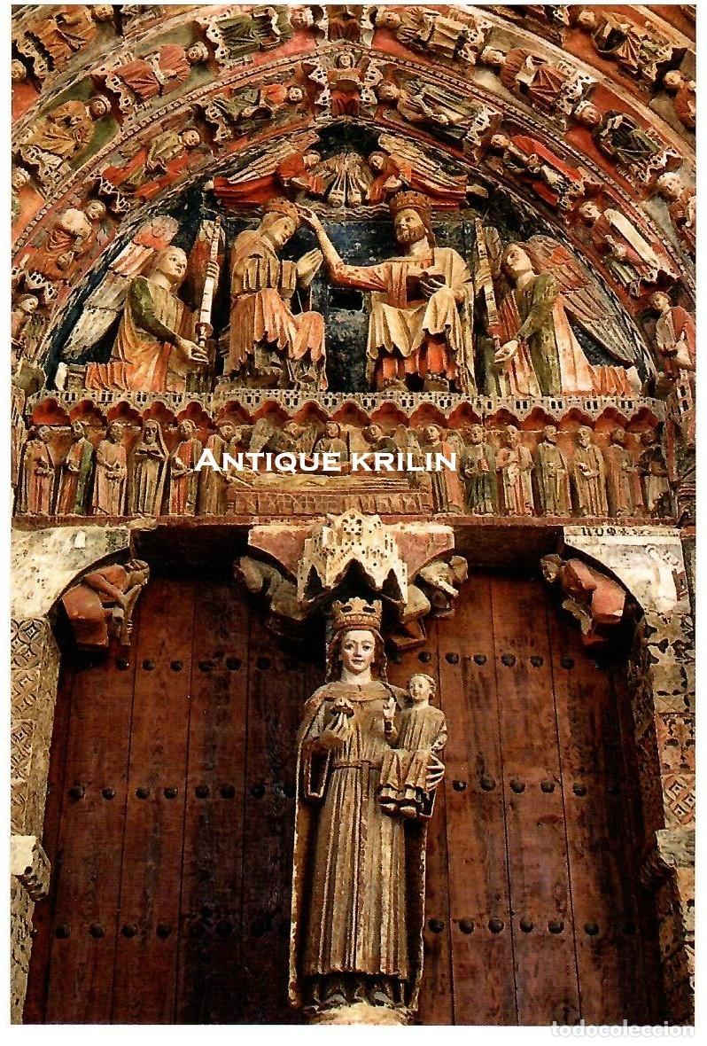 Postales: ZAMORA / TORO - COLEGIATA SANTA MARIA LA MAYOR , PORTADA OESTE / IMPRENTA JAMBRINA