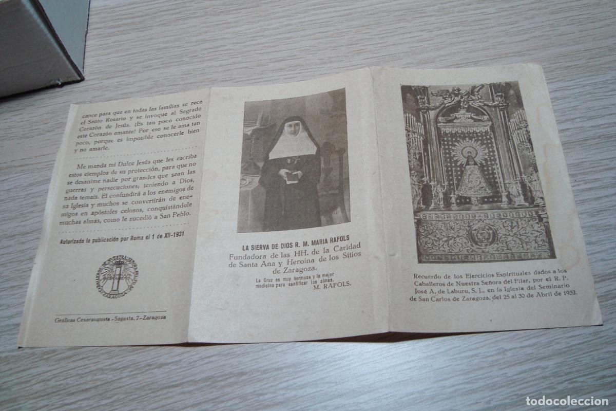Postales: RECUERDO EJERCICIOS CABALLEROS VIRGEN DEL PILAR. SEMINARIO SAN CARLOS ZARAGOZA 1932. JOSE LABURU