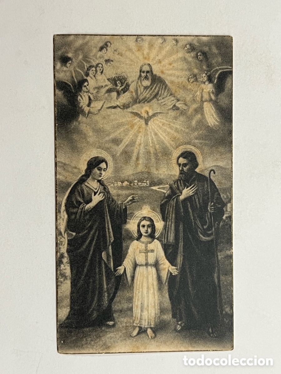 Postales: Sor Mar&iacute;a Dolores Contell. Religiosa clarisa del Monasterio de la Trinidad, en su profesi&oacute;n solemne