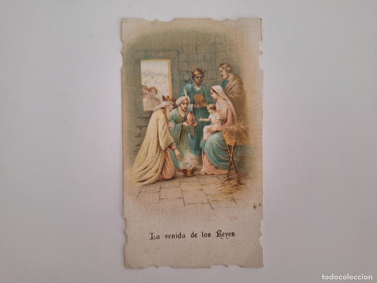 Postales: ANTIGUA ESTAMPA RELIGIOSA LA VENIDA DE LOS REYES NAVIDAD EST-175 RV