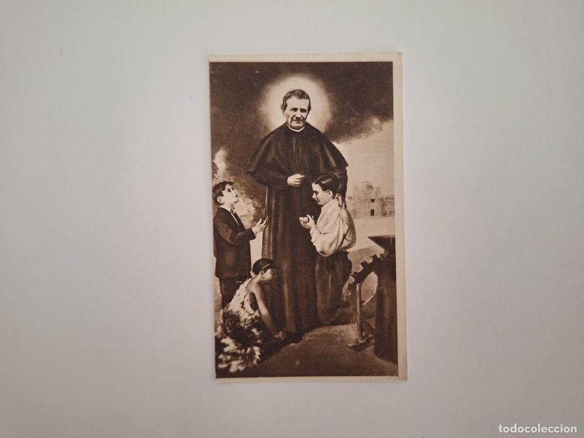 Postales: ANTIGUA ESTAMPA RELIGIOSA SAN JUAN BOSCO EST-179 RV