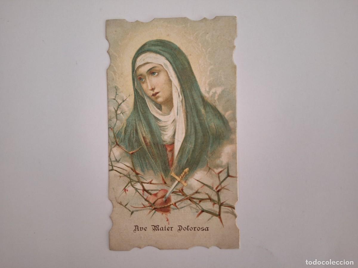 Postkarten: ANTIGUA ESTAMPA RELIGIOSA AVE MATER DOLOROSA VIRGEN DOLORES 1925 EST-184 RV