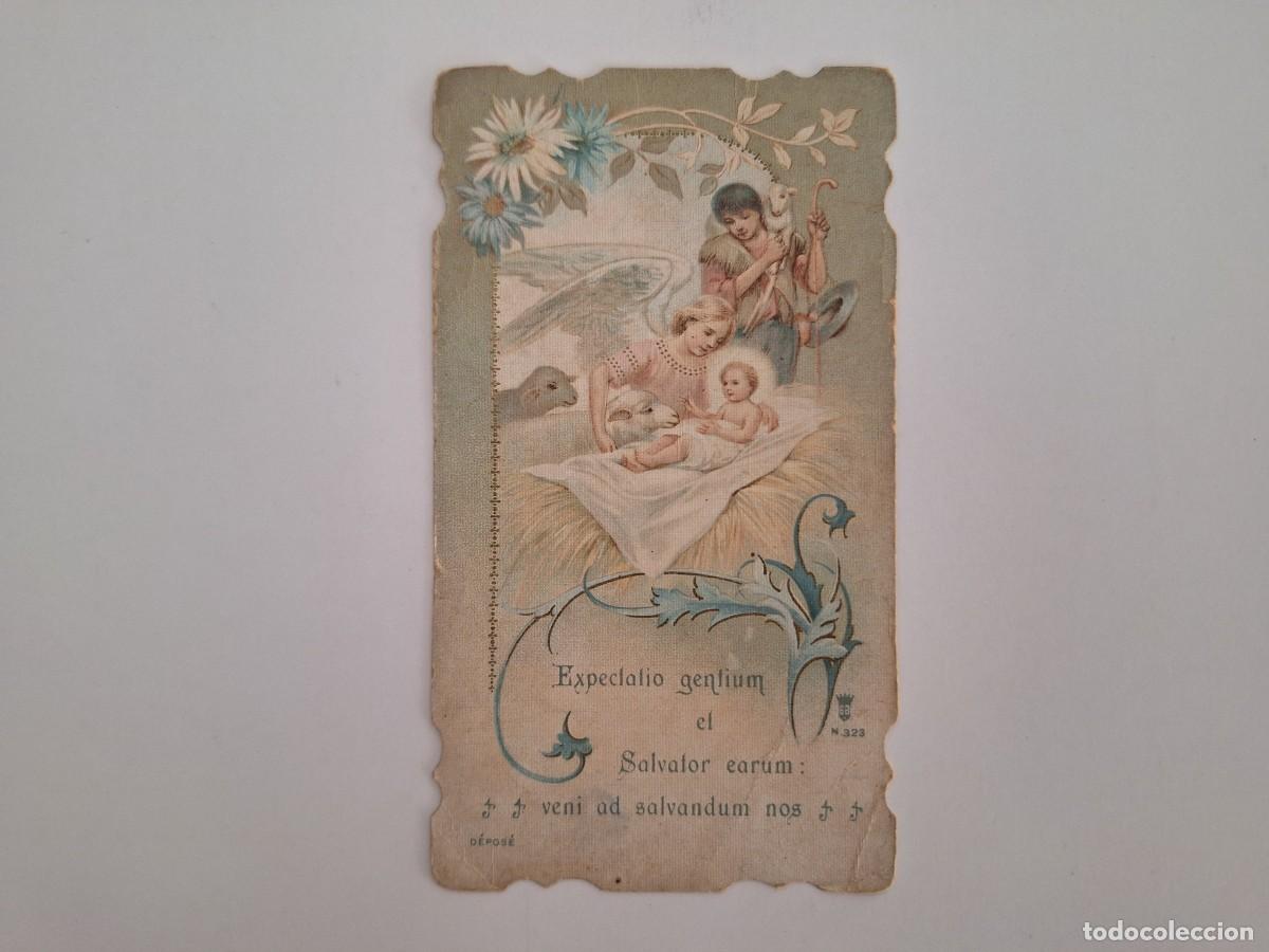 Postcards: ANTIGUA ESTAMPA RELIGIOSA ANGEL NI&Ntilde;O JESUS EST-190 RV