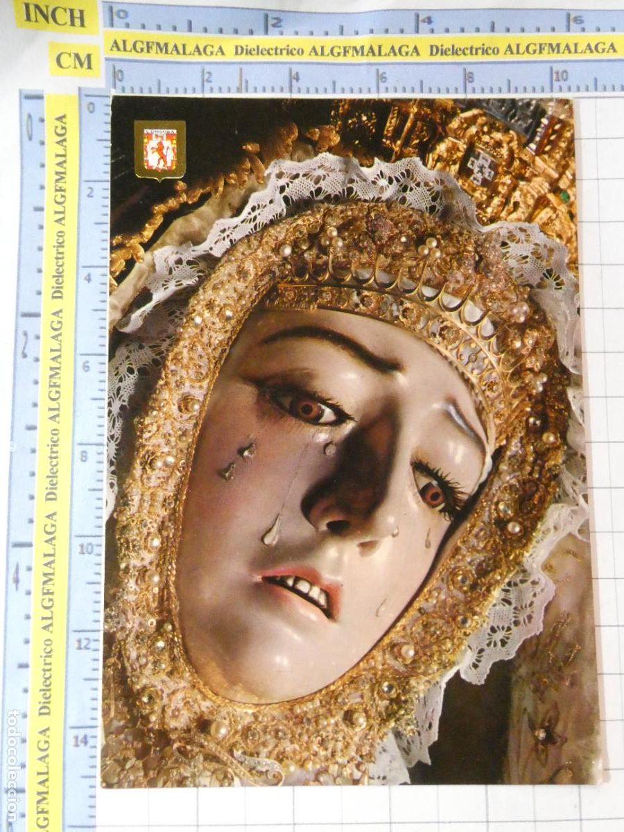 Postais: POSTAL RELIGIOSA SEMANA SANTA. A&Ntilde;O 1968. C&Oacute;RDOBA NUESTRA SE&Ntilde;ORA DE LOS DOLORES 880 ESCUDO ORO. 2561