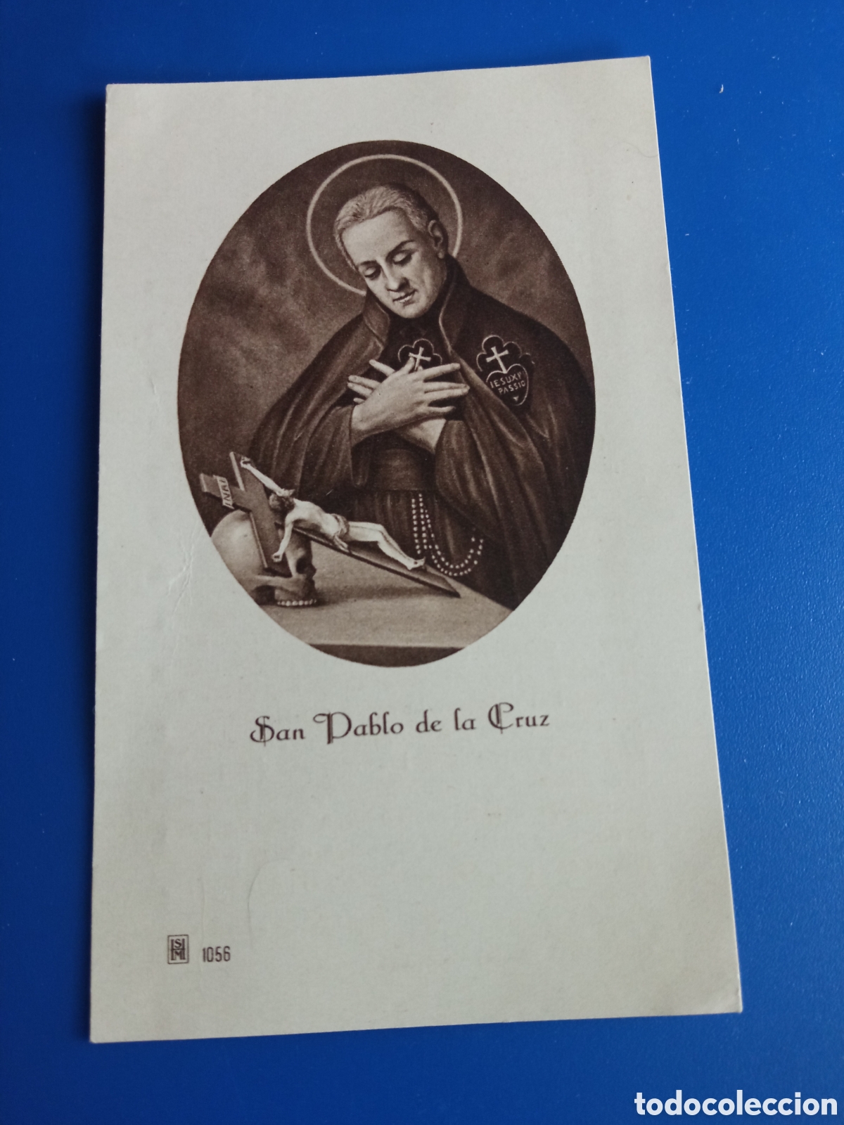 Postales: Antiguo recordatorio con leyenda , San Pablo de la Cruz, mide 11,5x7cm