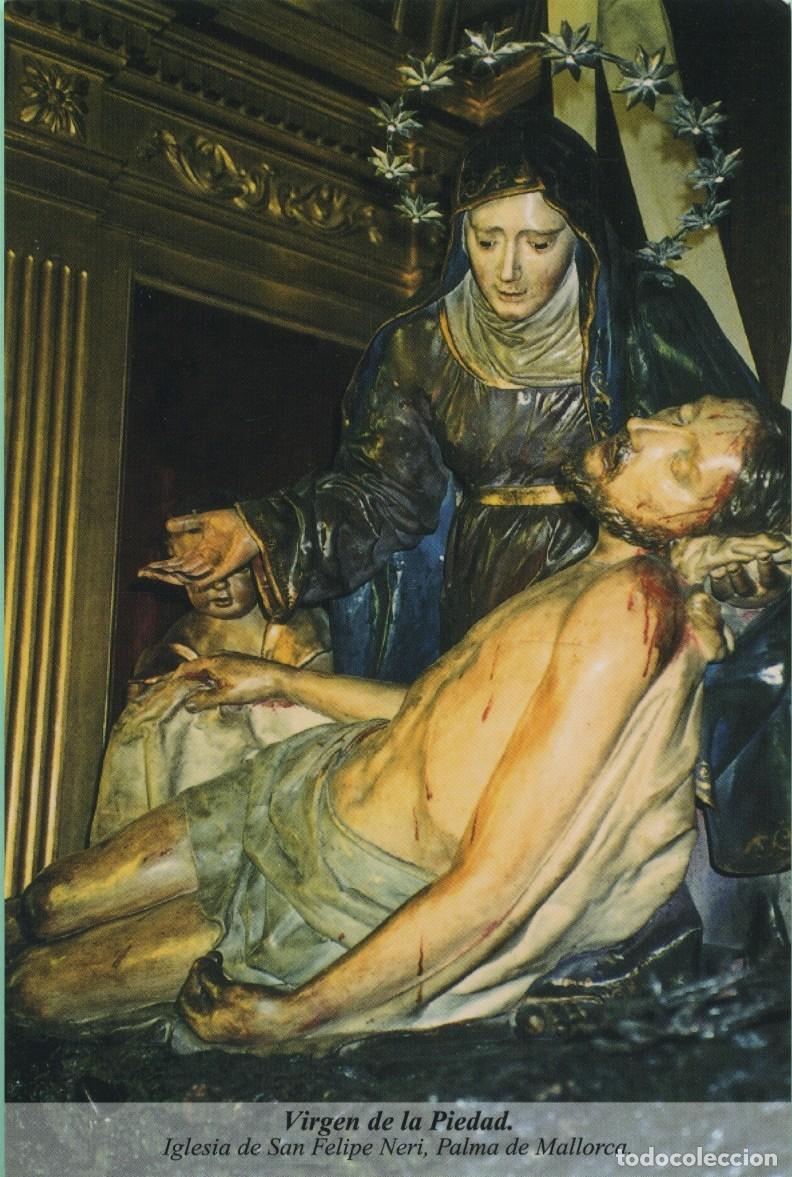 Postales: Tarjet&oacute;n. Virgen de la Piedad. Iglesia de San Felipe Neri, Palma de Mallorca