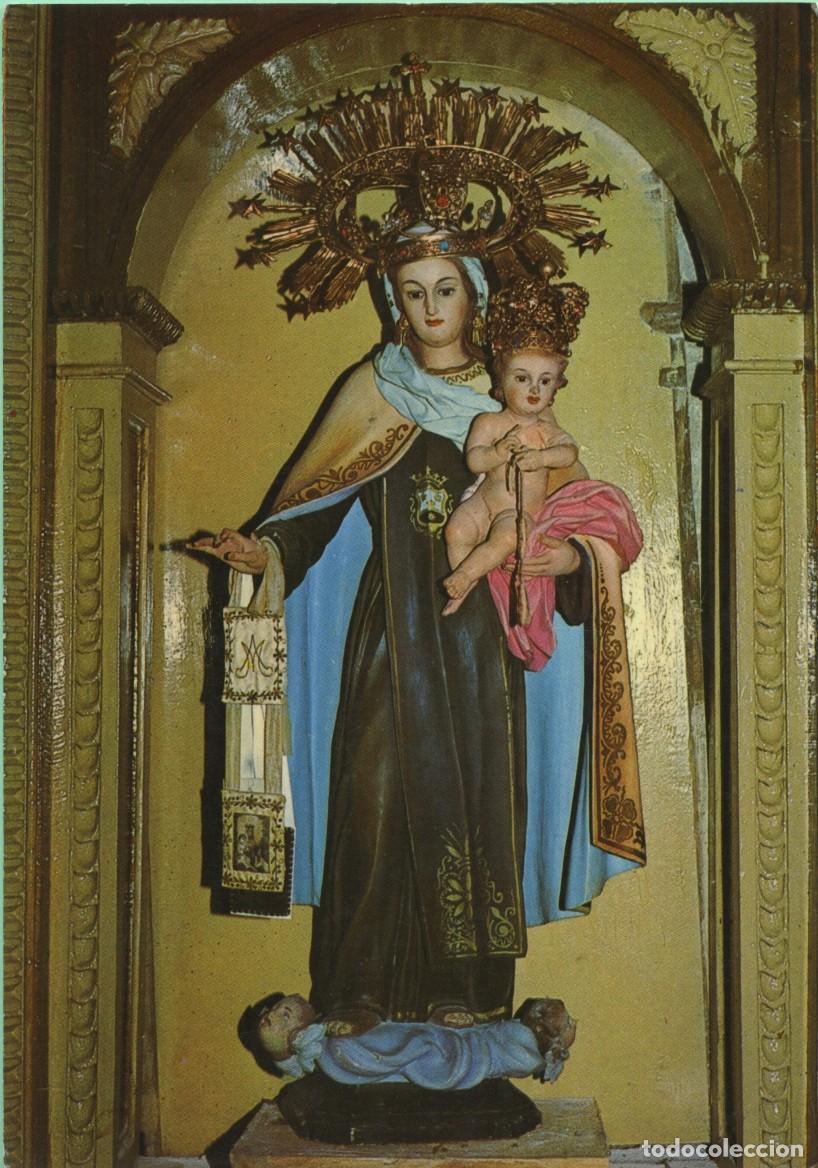 Postcards: Virgen del Carmen. Patrona de Lugar de &rdquo;El R&iacute;o&rdquo;. La Rioja. Sin circular.