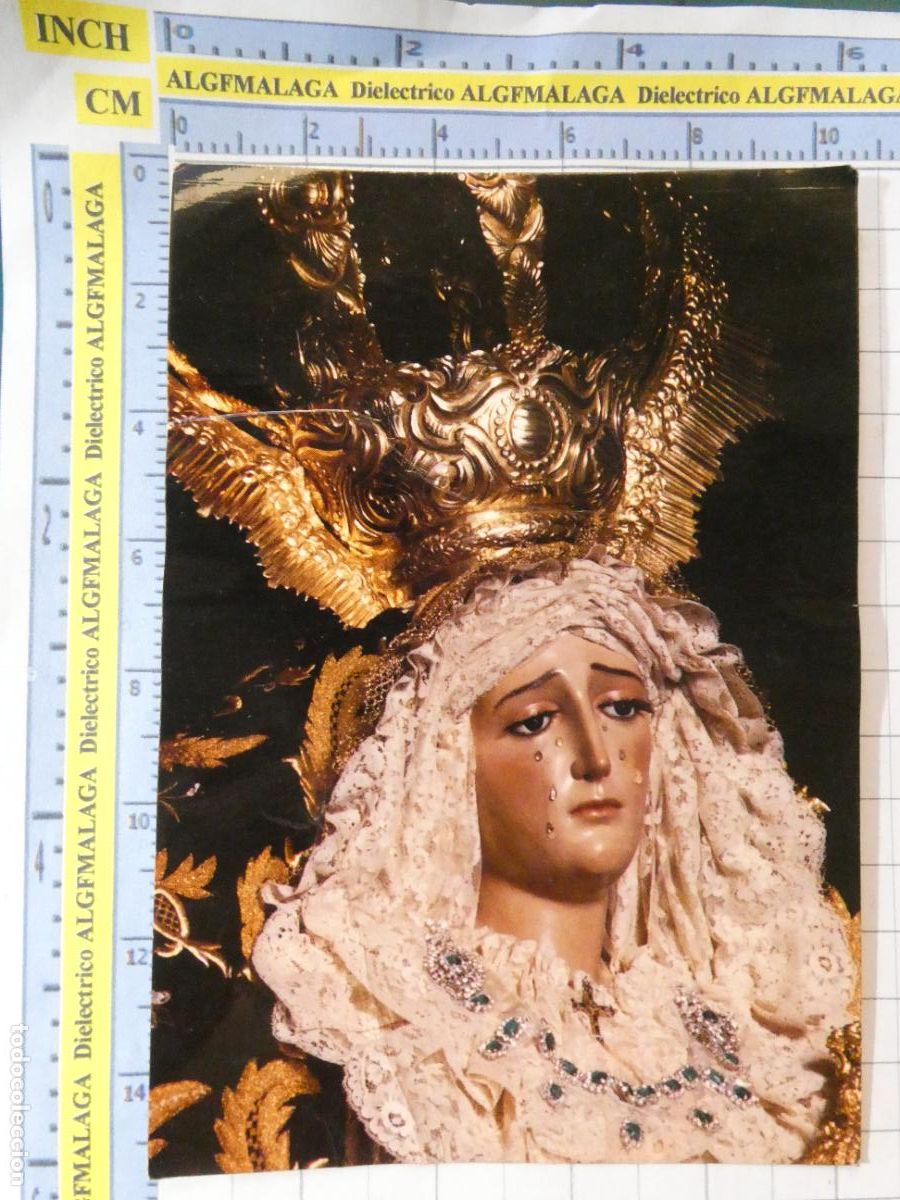 Postales: TARJETA POSTAL RELIGIOSA SEMANA SANTA. 1989 ANTEQUERA M&Aacute;LAGA DOLORES MISIONEROS DE LA ESPERANZA 2576