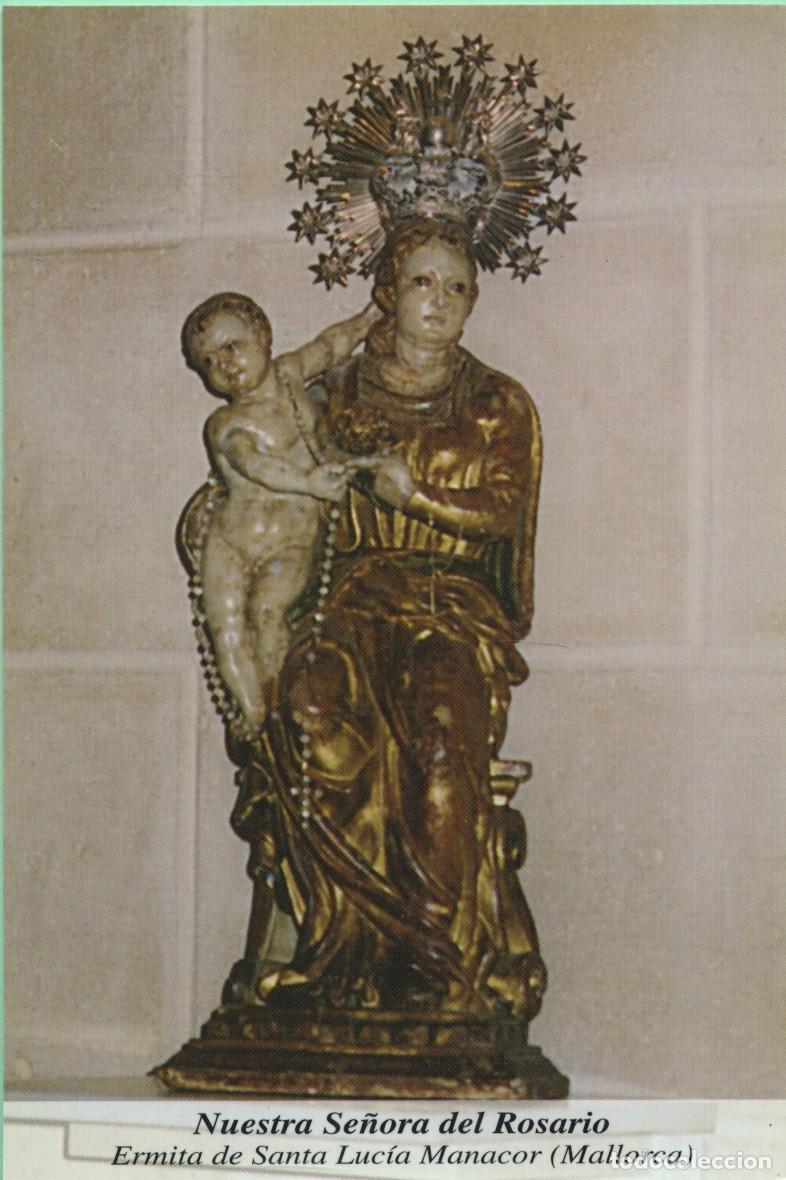 Postales: Tarjet&oacute;n Nuestra Se&ntilde;ora del Rosario. Ermita de Santa Luc&iacute;a Manacor (Mallorca)