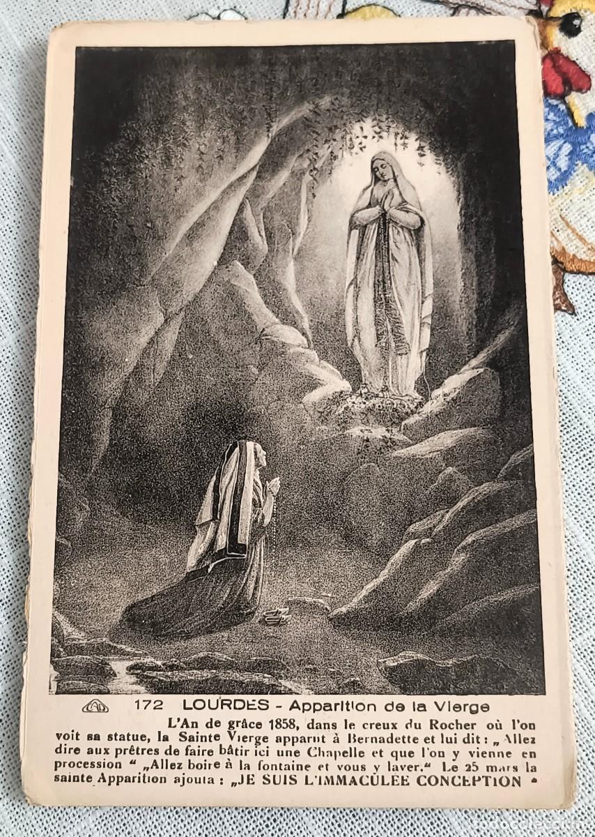 Postales: POSTAL RELIGIOSA | LA VIRGEN DE LOURDES