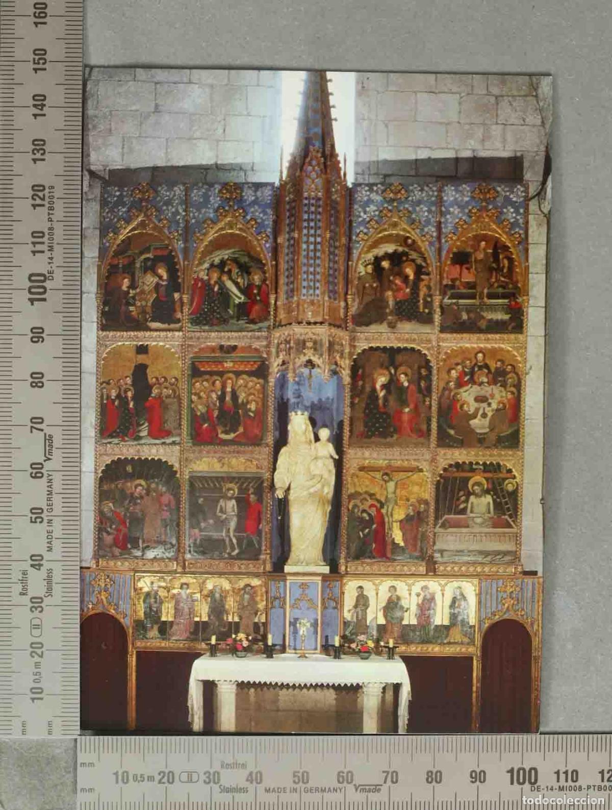 Cartoline: POSTAL. Sant Mart&iacute; Sarroca - Retaule de Nostra Senyora del Roser