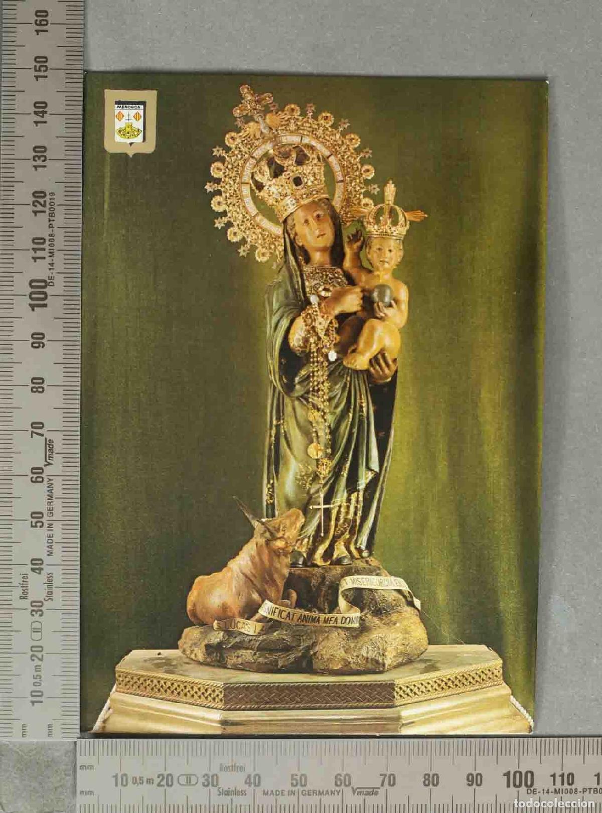 Postais: POSTAL. Isla de Menorca - Nuestra Se&ntilde;ora de Monte Toro - Patrona de Menorca