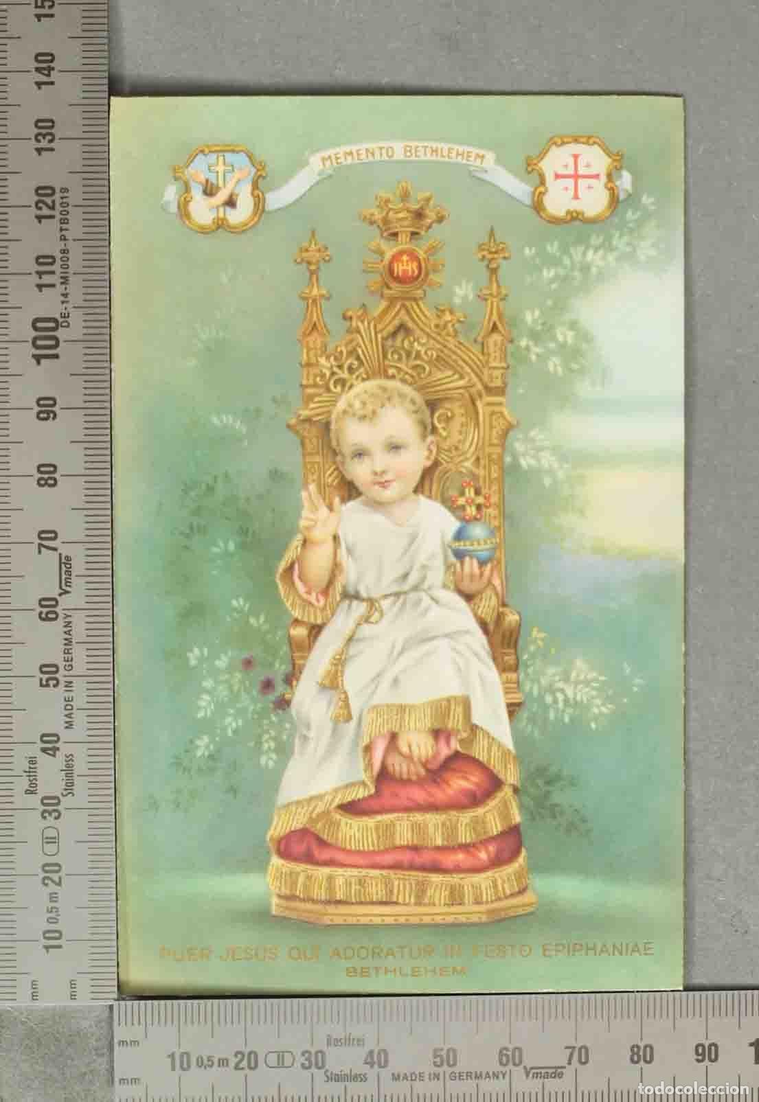 Postais: POSTAL. Puer Jesus qui adoratur in Festo Epiphaniae Bethlehem - Memento Bethlehem