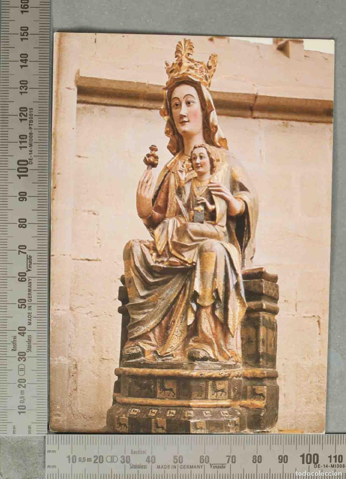 Postales: POSTAL. Monasterio de Ca&ntilde;as - Virgen con el Ni&ntilde;o