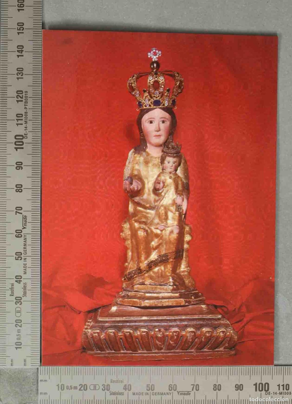 Postais: POSTAL. Belmonte (Cuenca) - Nuestra Se&ntilde;ora de Gracia, Patrona de la Villa, Talla del Siglo XIII