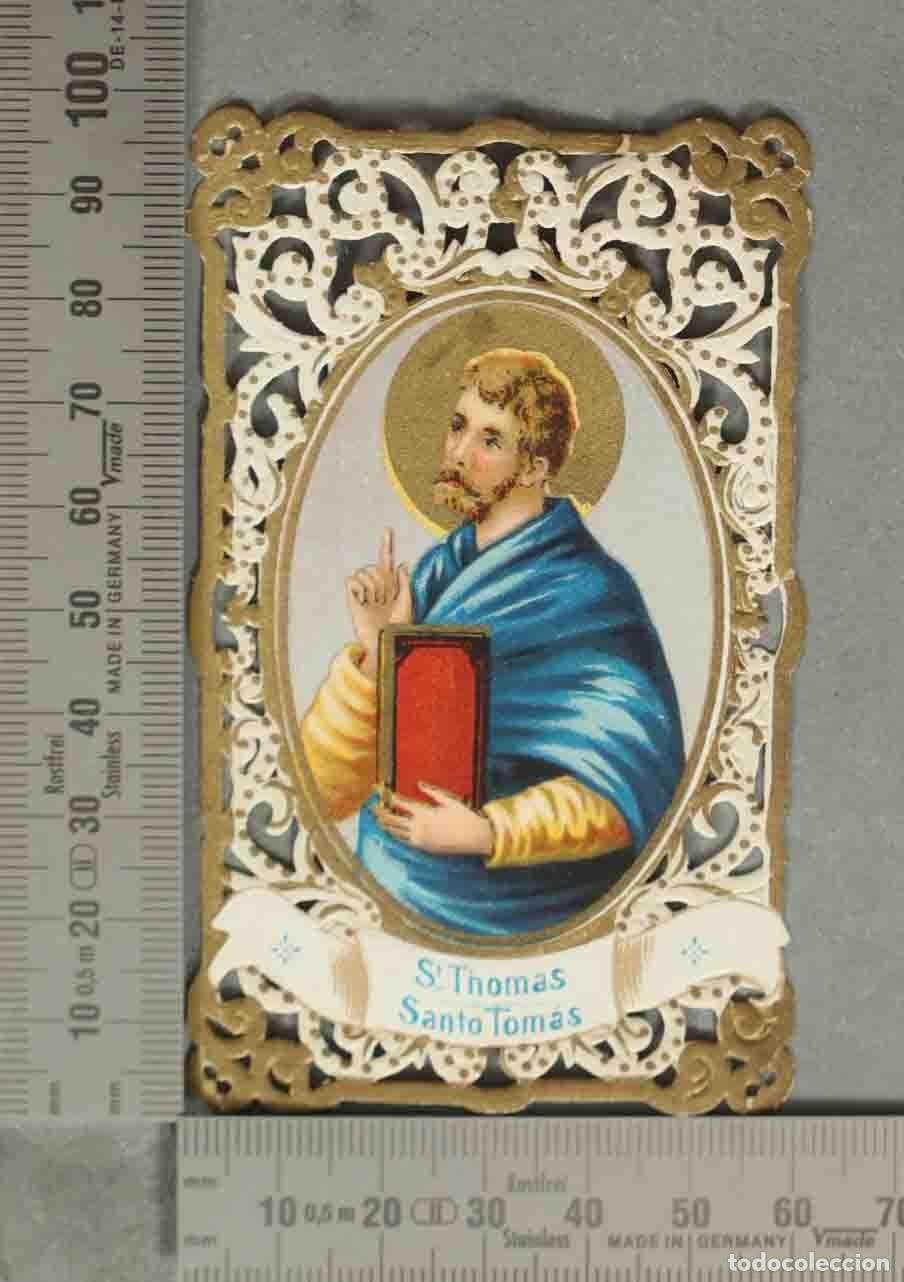 Postales: ESTAMPA. Santo Tom&aacute;s Ap&oacute;stol - Puntilla Troquelada