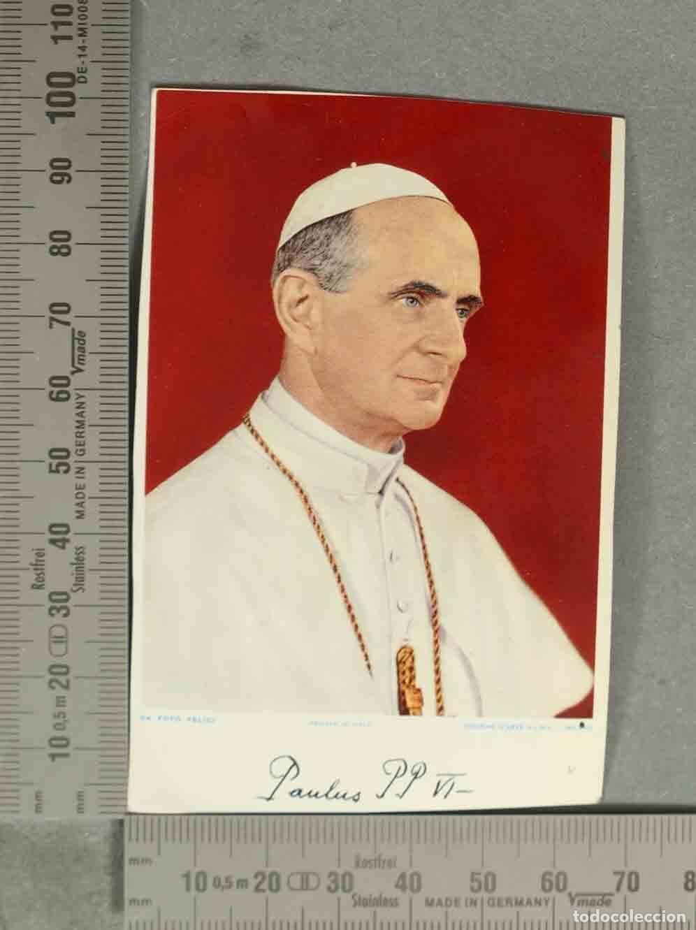Postais: ESTAMPA. Pablo VI como Papa de la Iglesia Cat&oacute;lica ADORACION NOCTURNA ESPA&Ntilde;OLA