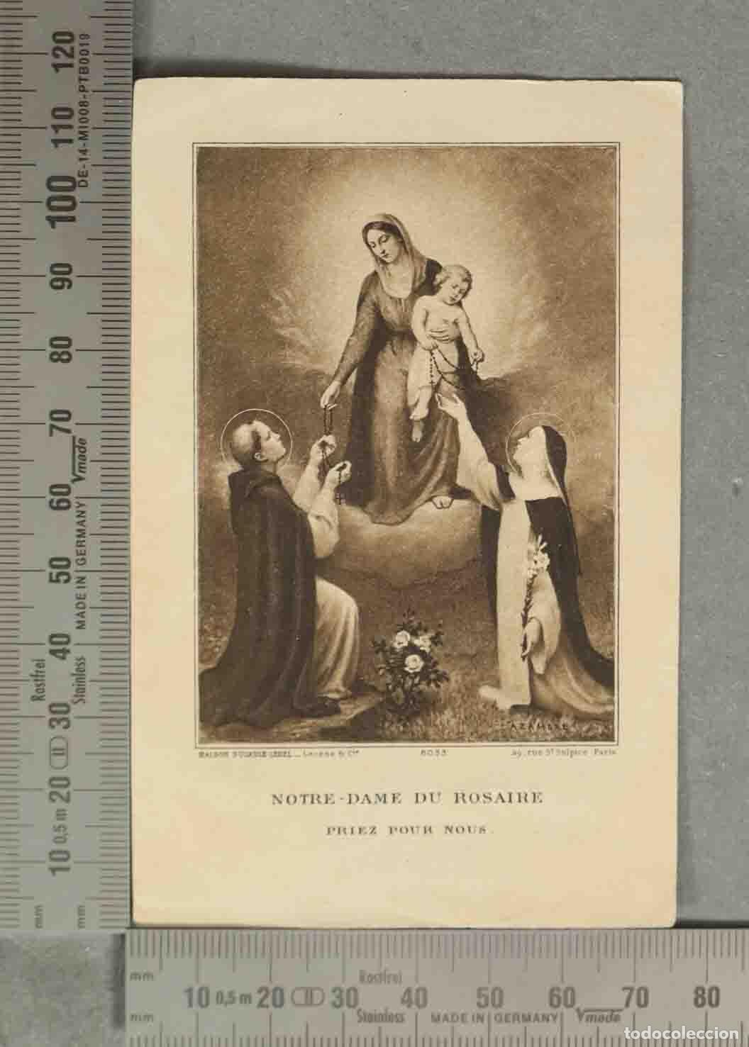 Cartoline: ESTAMPA. Notre-Dame du Rosaire - Bouasse-Lebel - Lec&egrave;ne and Cie